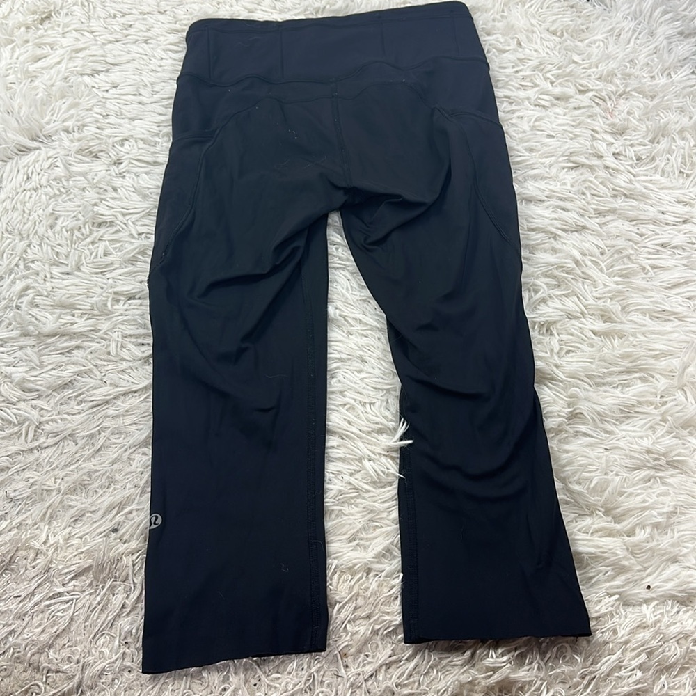 Lululemon Fast & Free Crop II *Nulux 19" Black - Picture 5 of 7